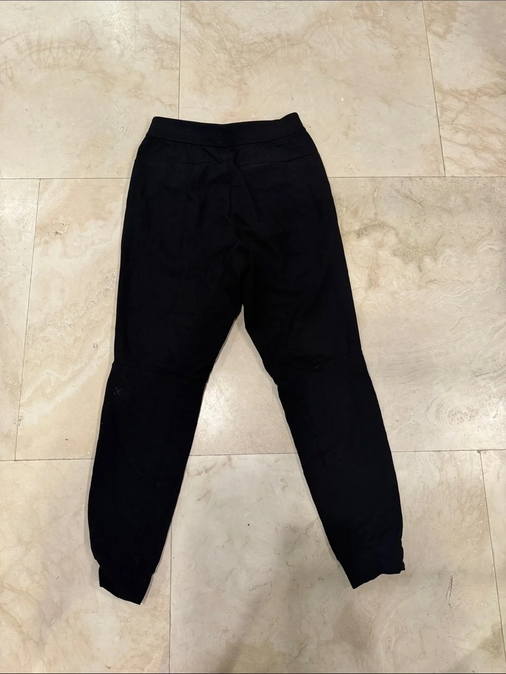 lululemon athletica Men's Black Joggers with Drawstring Waist